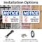 Signmission No Smoking No Pets OSHA Notice Sign, Plastic, 10in W x 7in L, 2PK OS-2PACK-NS-P-710-L-14806 - alternate 8